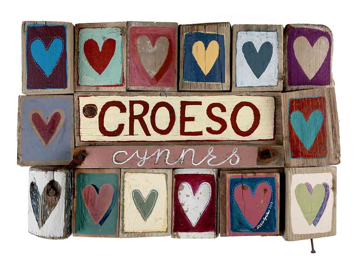 Croeso Cynnes Poster Print