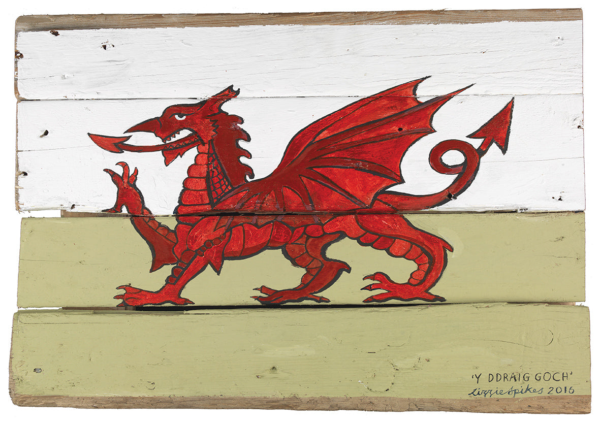 Draig Goch Poster Print