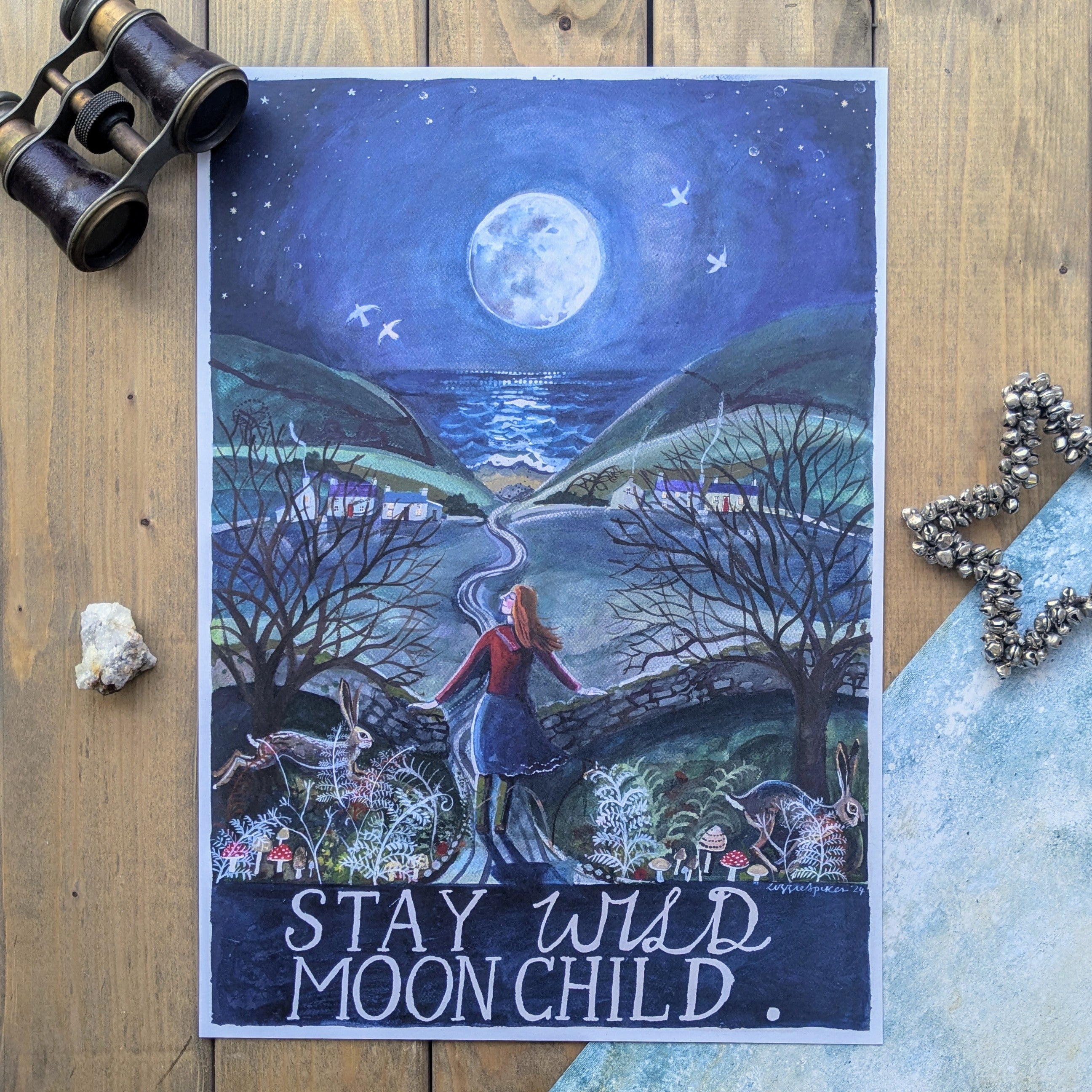 Moon Child Fine Art Print – Driftwood Designs
