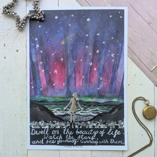 Running With Stars Fine Art Print