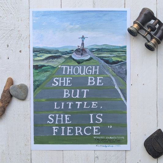 She is Fierce Fine Art Print